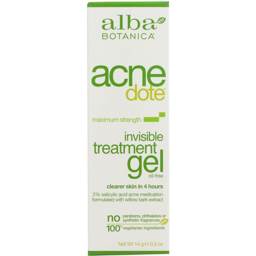 ALBA BOTANICA Alba Botanica Acne Dote Invisible Treatment Gel Oil-Free, 0.5 Oz