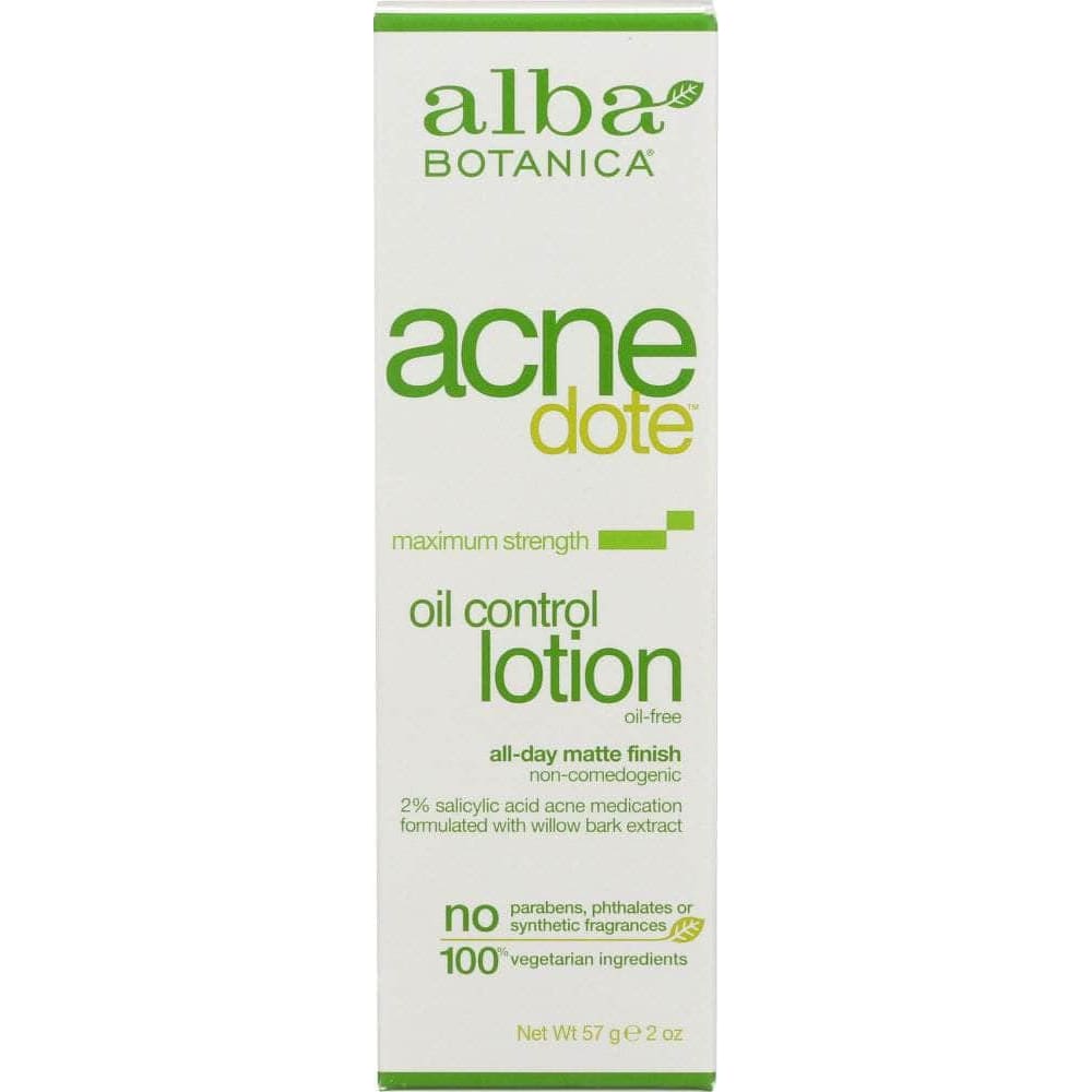 ALBA BOTANICA Alba Botanica  Acnedote Oil Control Lotion Oil-Free, 2 Oz