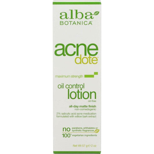 ALBA BOTANICA Alba Botanica  Acnedote Oil Control Lotion Oil-Free, 2 Oz
