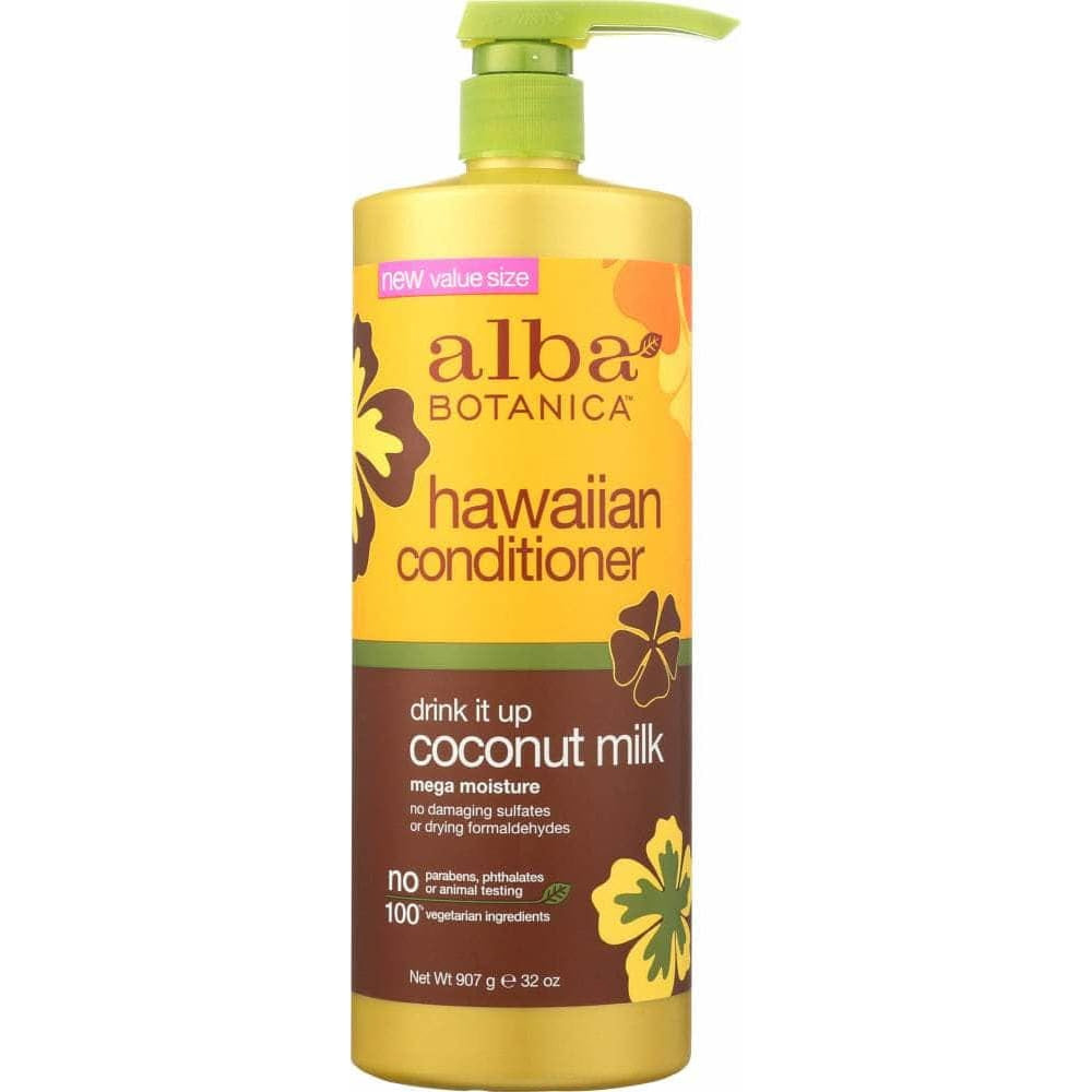 Alba Botanica Alba Botanica Conditioner Coconut Drink It Up, 32 oz
