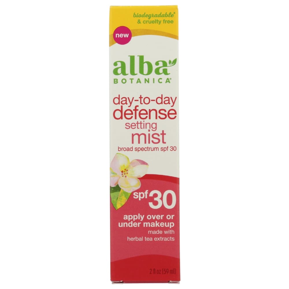 ALBA BOTANICA: Day To Day Defense SPF 30 Setting Mist 2 fo (Pack of 2) - Beauty & Body Care > Skin Care > Sun Protection & Tanning Lotions -
