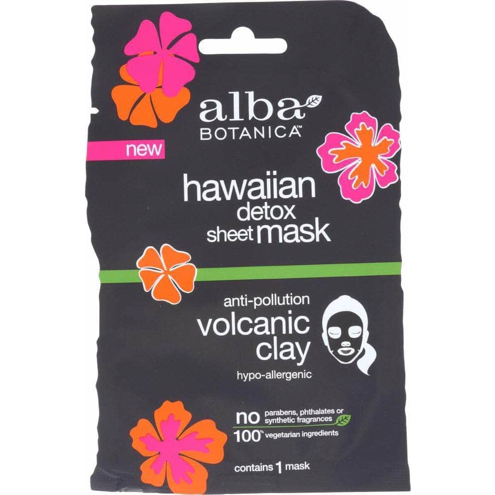 Alba Botanica Alba Botanica Detox Sheet Mask Hawaiian, 1 ea