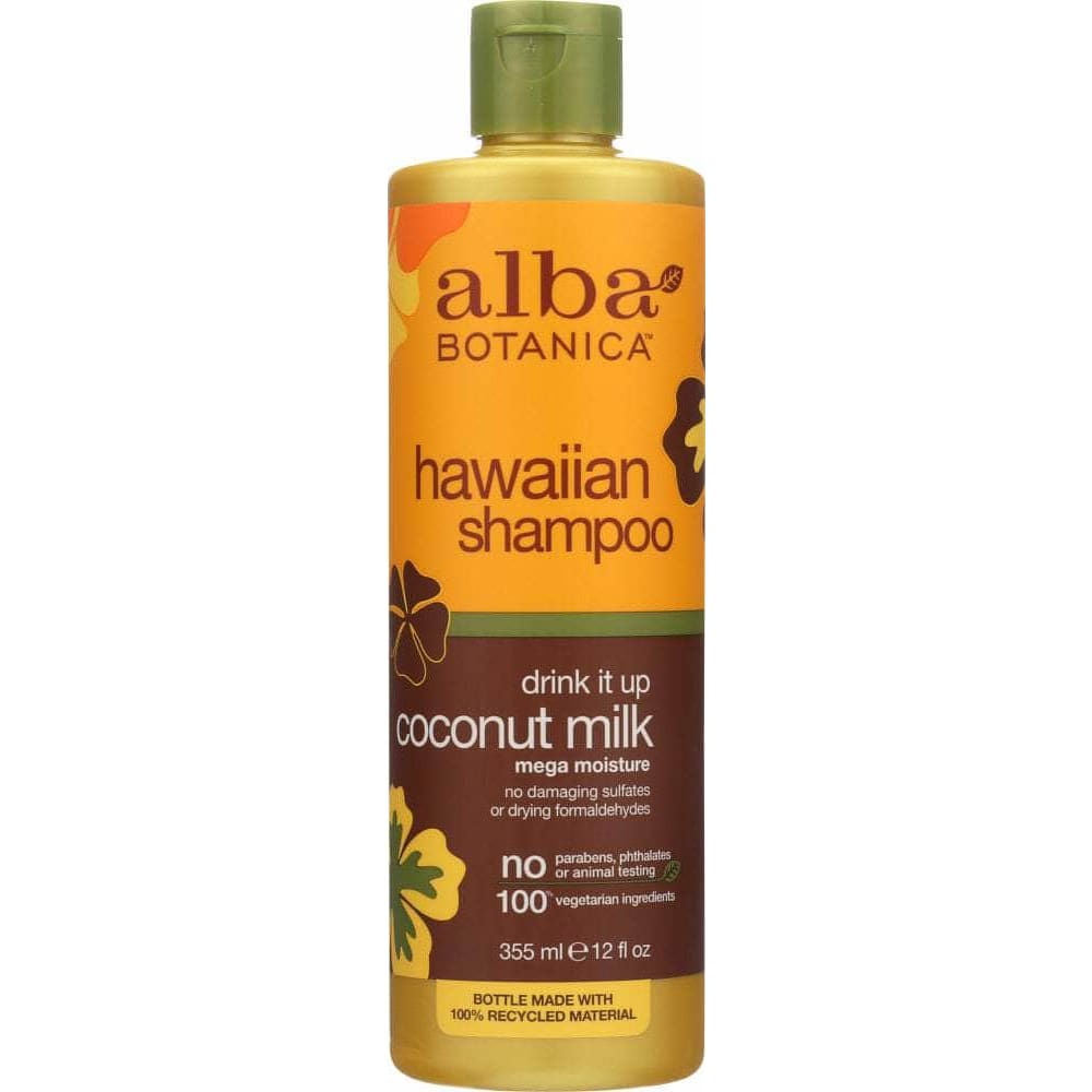 ALBA BOTANICA Alba Botanica Drink It Up Coconut Milk Shampoo, 12 Oz