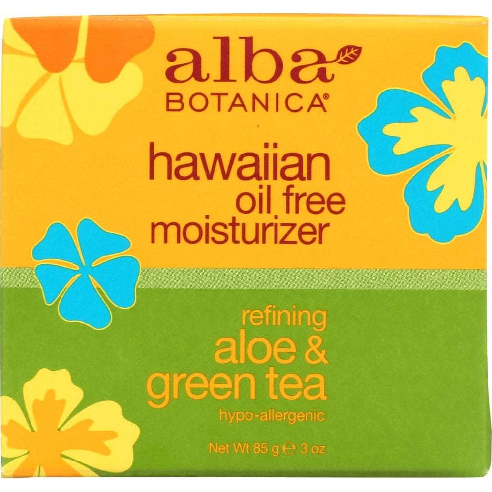 ALBA BOTANICA Alba Botanica Hawaiian Aloe And Green Tea Moisturizer Oil-Free, 3 Oz