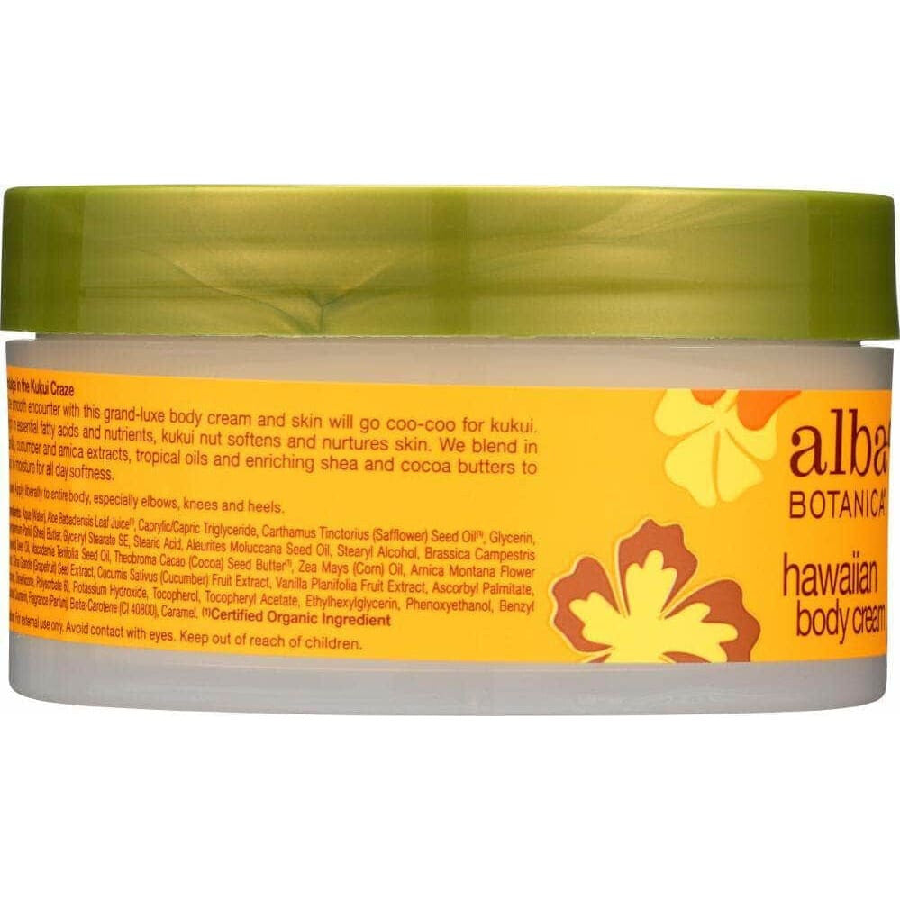 Alba Botanica Alba Botanica Hawaiian Body Cream Kukui Nut, 6.5 oz