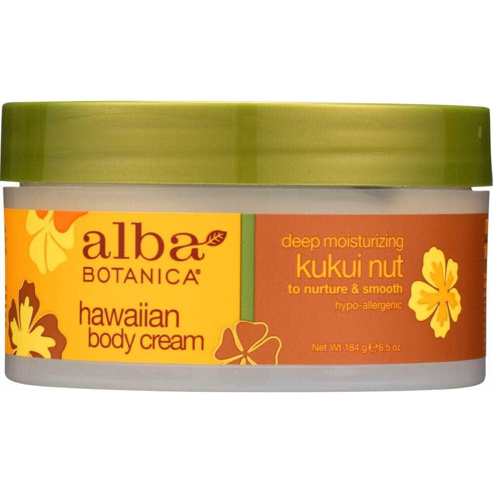 Alba Botanica Alba Botanica Hawaiian Body Cream Kukui Nut, 6.5 oz