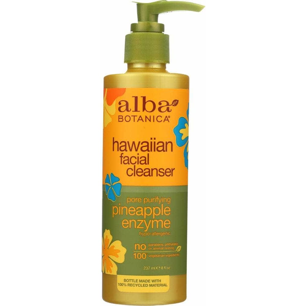 ALBA BOTANICA Alba Botanica Hawaiian Facial Cleanser Pineapple Enzyme, 8 Oz