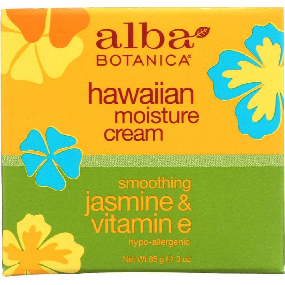 ALBA BOTANICA Alba Botanica Hawaiian Moisture Cream Jasmine & Vitamin E, 3 Oz