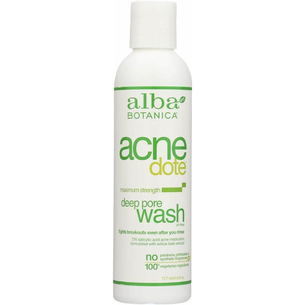 ALBA BOTANICA Alba Botanica Natural Acne Dote Deep Pore Wash Oil-Free, 6 Oz