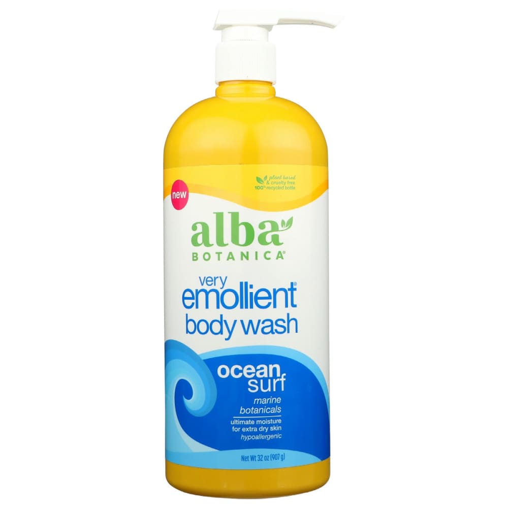 ALBA BOTANICA: Ocean Surf Very Emollient Body Wash 32 oz - Beauty & Body Care > Soap and Bath Preparations > Body Wash - ALBA BOTANICA