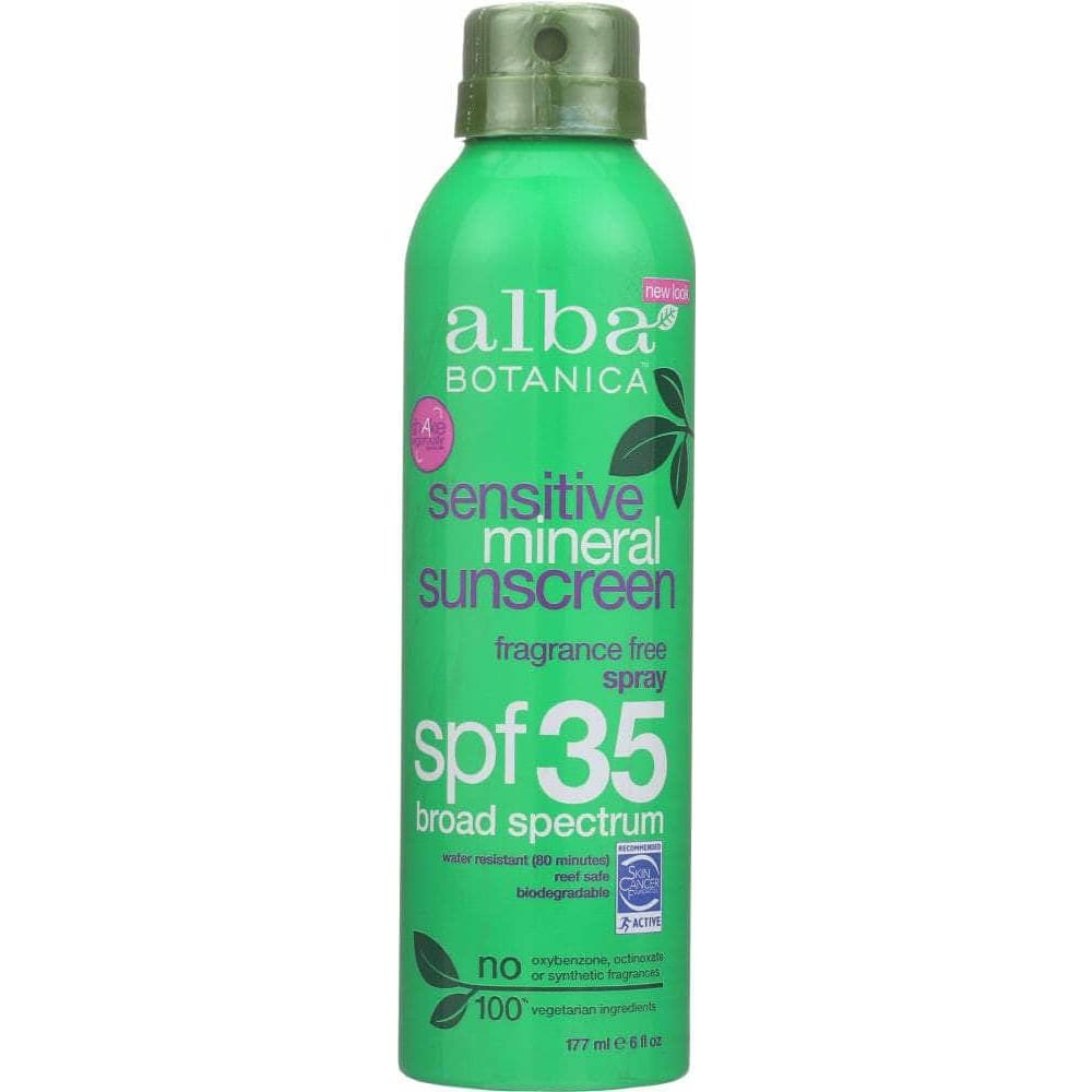 Alba Botanica Alba Botanica Sensitive Mineral Sunscreen Spf 33, 6 Oz