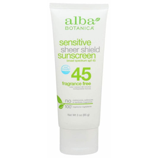 ALBA BOTANICA ALBA BOTANICA Sensitive Sheer Shield, 3 oz