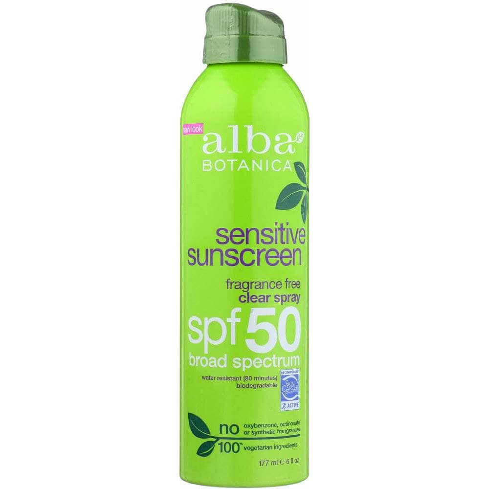 ALBA BOTANICA Alba Botanica Sensitive Sunscreen Fragrance Free Spf 50, 6 Oz