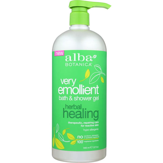 ALBA BOTANICA: Shower Gel Herbal Healing 32 oz - Beauty & Body Care > Soap and Bath Preparations > Body Wash - ALBA BOTANICA