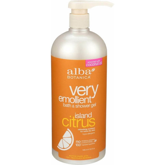 ALBA BOTANICA Alba Botanica Very Emollient Body Wash Island Citrus, 32 Oz