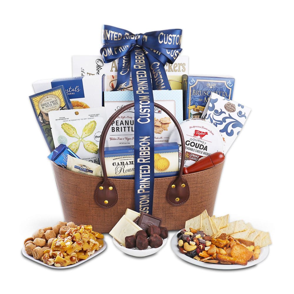 Alder Creek Gift Baskets Corporate Gift Basket - Custom Print (Min. order 24) - Everyday Gift Ideas - ShelHealth
