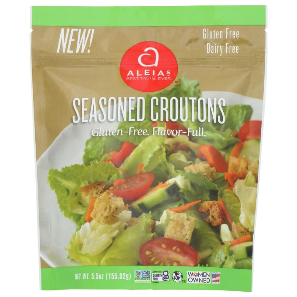 ALEIAS: Croutons Seasoned 5.5 OZ (Pack of 4) - Grocery > Bread - ALEIAS