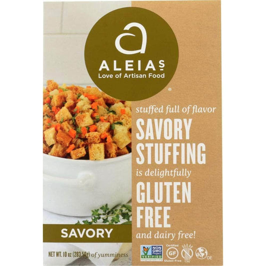 Aleias Aleias Stuffing Mix Savory Gluten Free, 10 oz