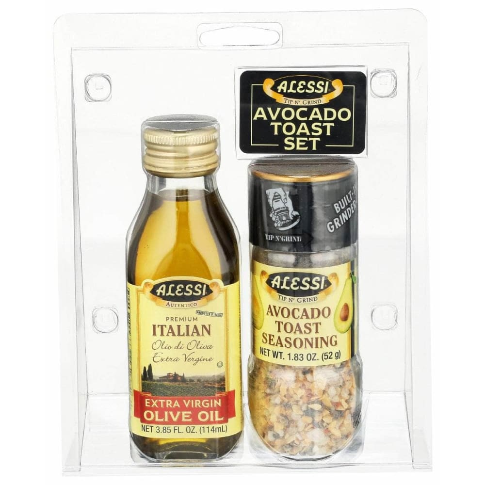 ALESSI ALESSI Extra Virgin Olive Oil and Avocado Toast Grinder Set, 2 pk