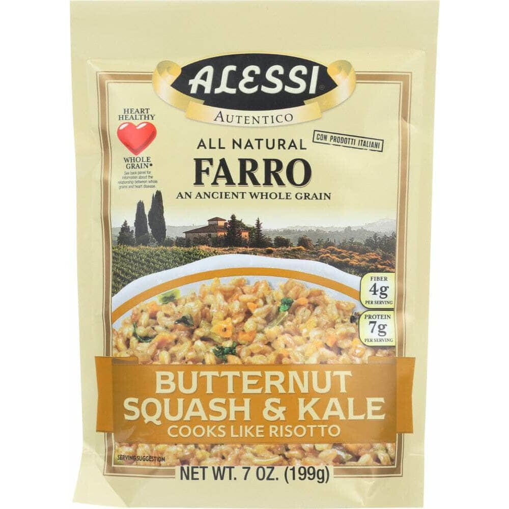 Alessi Alessi Farro Butternut Squash & Kale, 7 oz