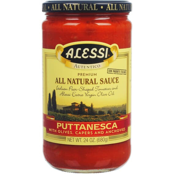 Alessi Alessi Puttanesca Sauce, 24 oz