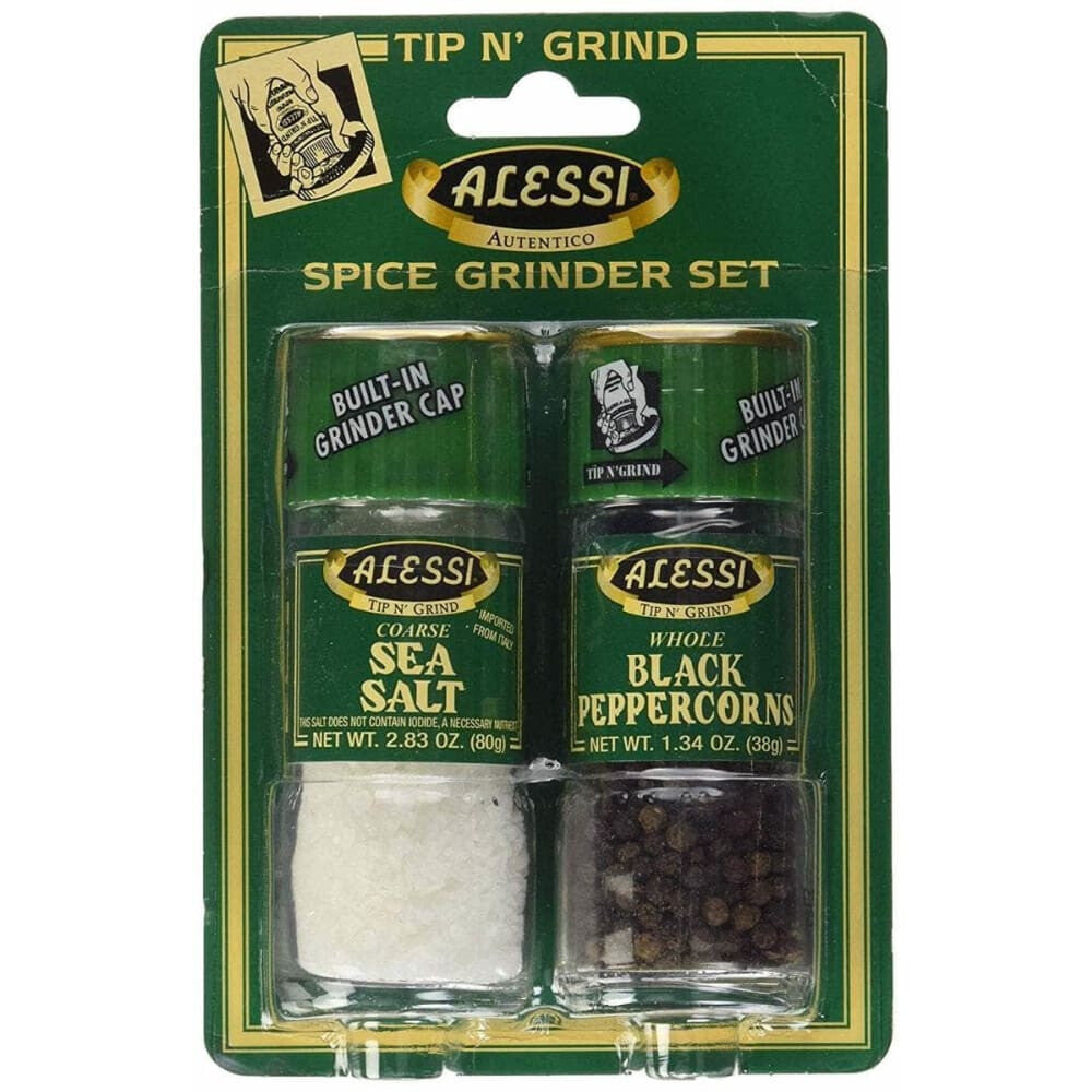 Alessi Alessi Salt and Pepper Grinder Set Small, 2 pc