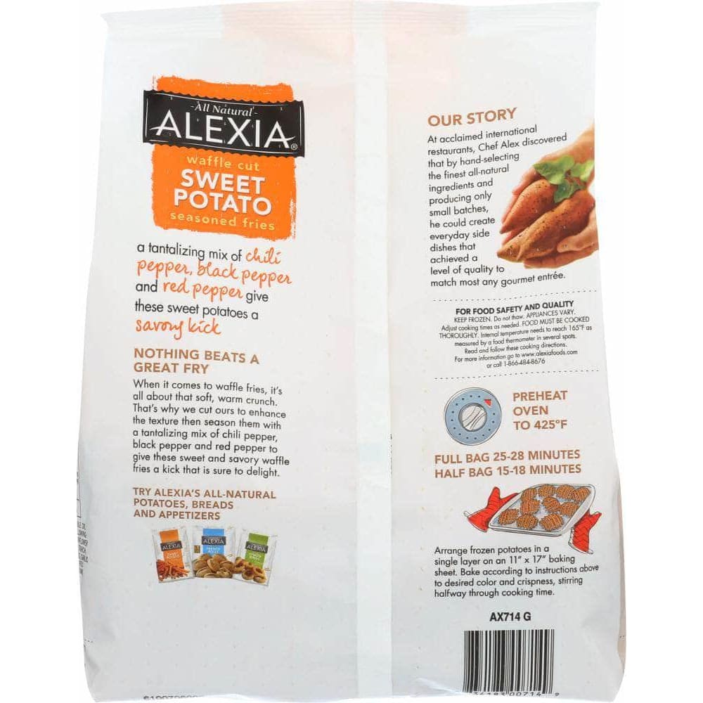 Alexia Alexia Waffle Cut Seasoned Salt Sweet Potato, 20 oz