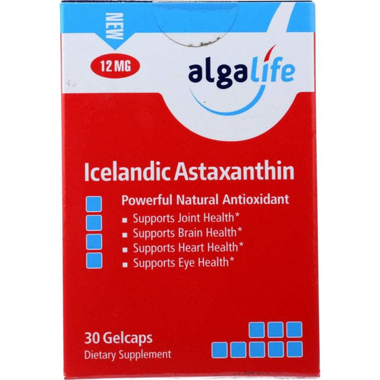 ALGALIFE Algalife Astaxanthin Icelandic 12Mg, 30 Gelcaps