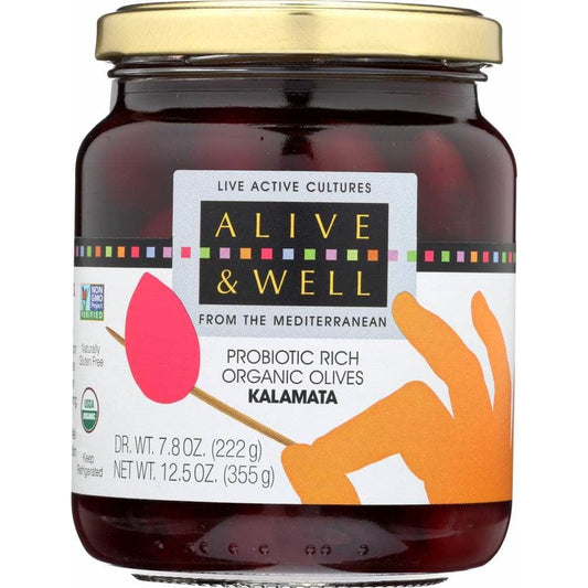 Alive & Well Alive & Well Olives Kalamata Organic, 12.5 oz