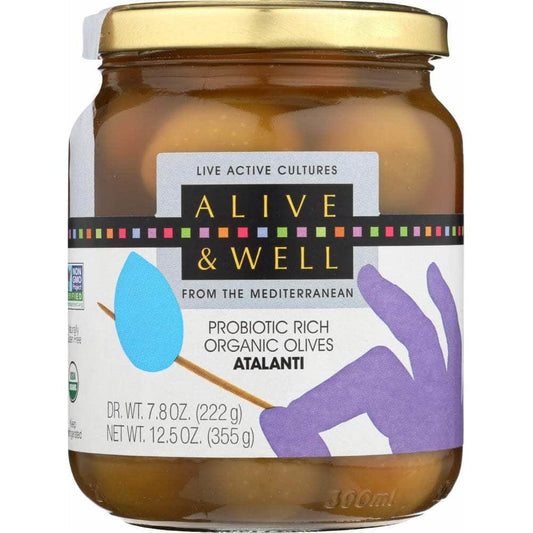 Alive & Well Alive & Well Organic Atalanti Olives, 12.5 oz