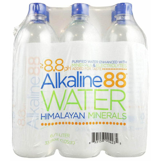 Alkaline88 Alkaline88 Alkaline Water 6 Pack 1 Liter, 202.8 fl oz