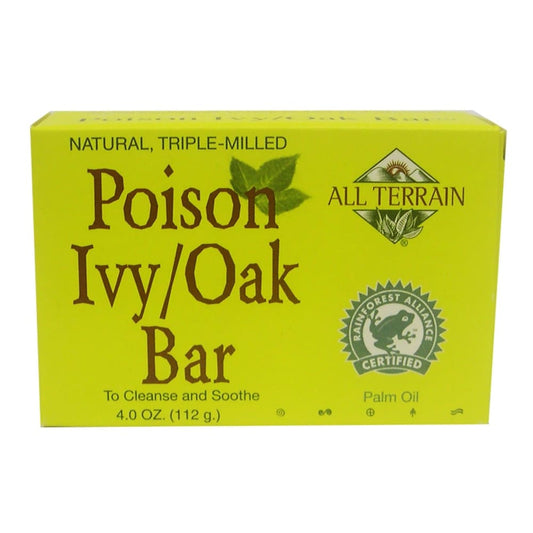 ALL TERRAIN: Poison Ivy/Oak Bar 4 oz (Pack of 4) - Grocery > Natural Snacks > Snacks - ALL TERRAIN