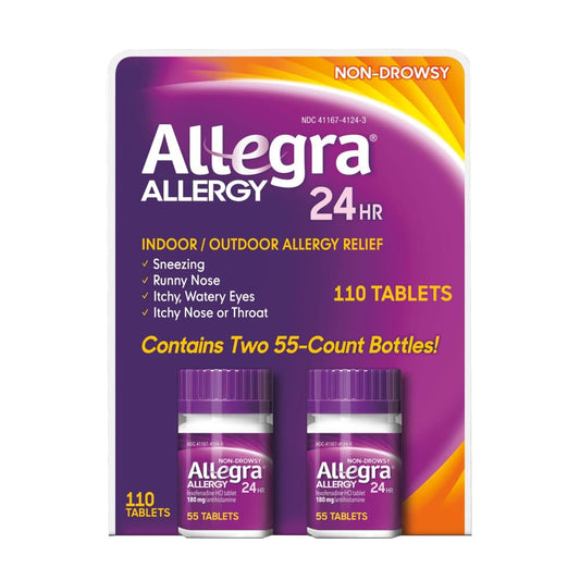 Allegra Allergy Non-Drowsy Tablets 110 ct. - Allegra