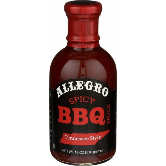 ALLEGRO Allegro Spicy Bbq Sauce, 18 Oz