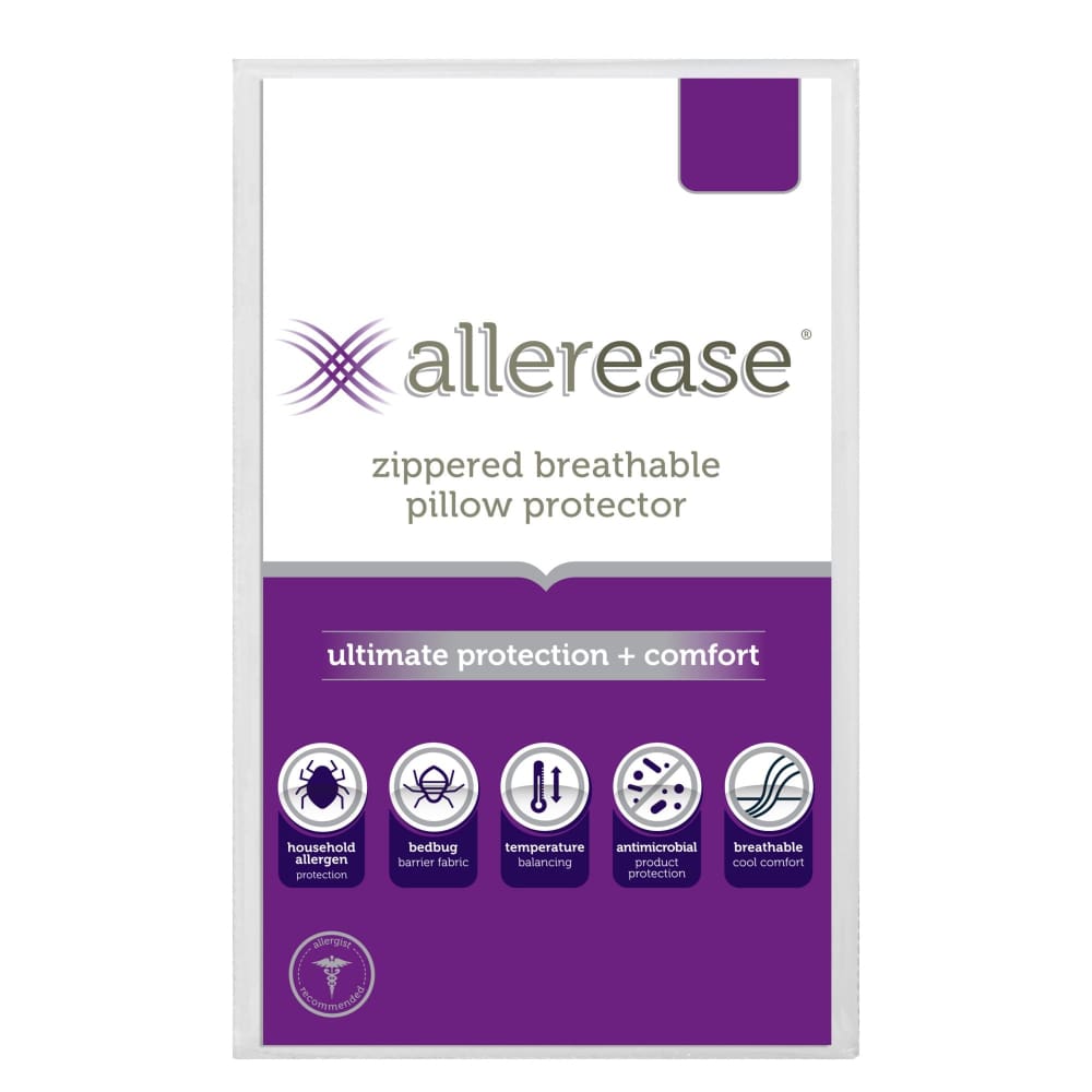 AllerEase T240 Thread-Count Ultimate Pillow Protector - AllerEase