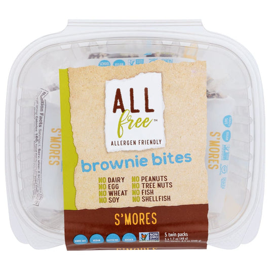 ALLFREE: Smores Brownie Bites 8.5 oz (Pack of 4) - ALLFREE