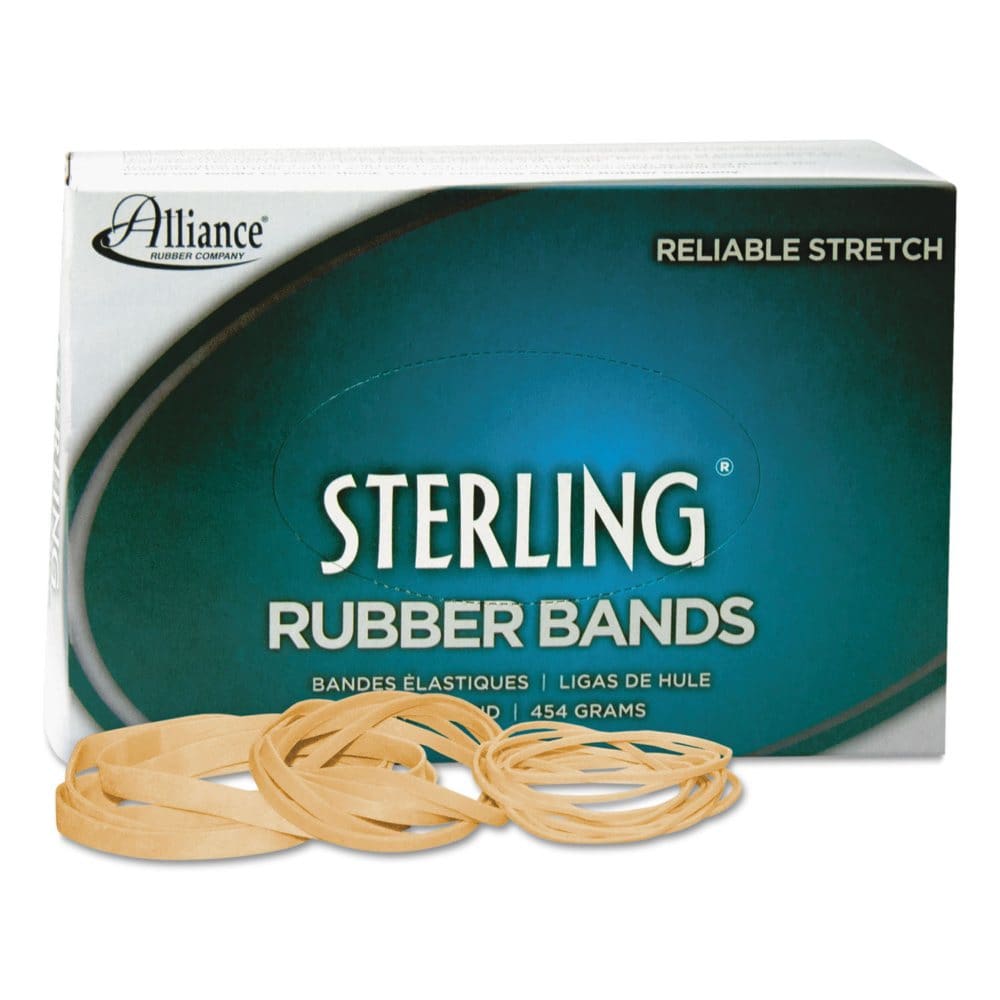 Alliance - Sterling Rubber Bands - #64 - 1lb. - 425 ct. (Pack of 2) - Desk Accessories & Office Supplies - Alliance