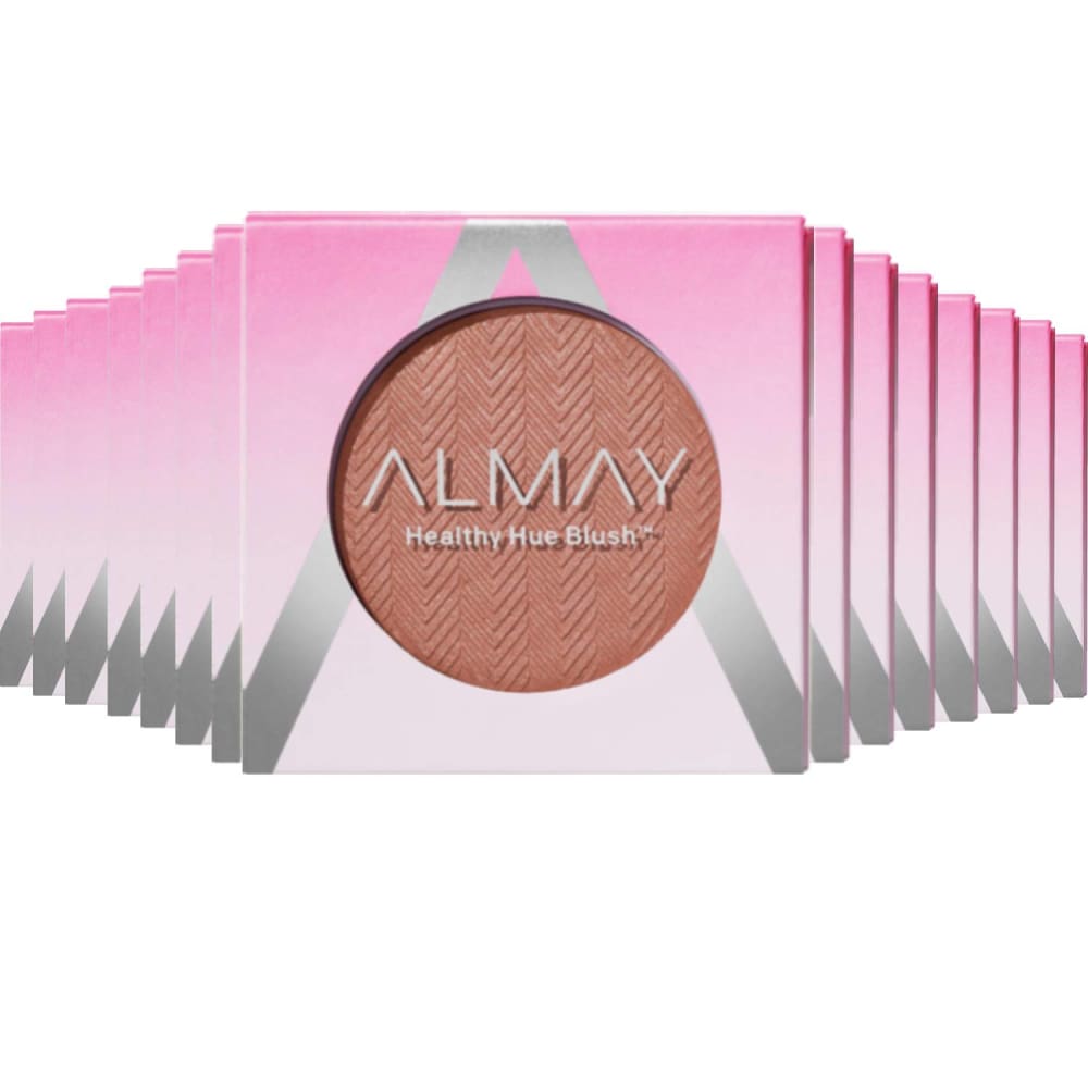 Almay Face Makeup High Pigment Powder Healthy Hue Hypoallergenic 100 Nearly Nude 0.32 Oz - Wholesale - 24 Pack - Blush - Almay