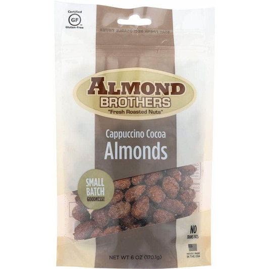Almond Brothers Almond Brothers Almonds-Whole Cappucino Cocoa, 6 oz
