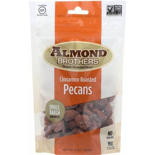 ALMOND BROTHERS Grocery > Snacks > Nuts ALMOND BROTHERS Cinnamon Roasted Pecans, 6 oz