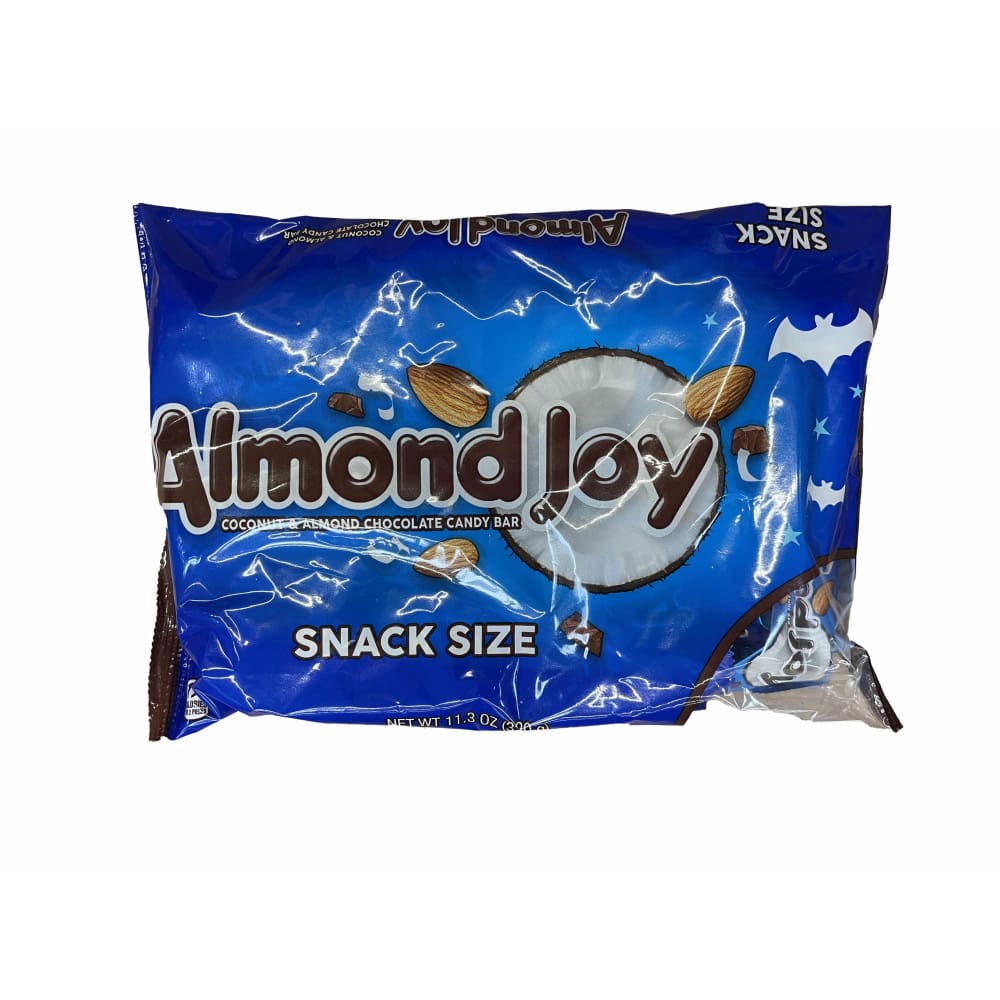 Almond Joy ALMOND JOY, Coconut and Almond Chocolate Snack Size Candy Bars, Gluten Free, Individually Wrapped, 11.3 oz, Bag
