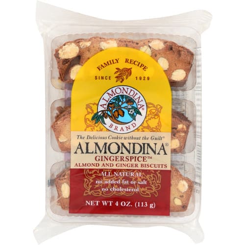 ALMONDINA: Cookie Biscuit Gingerspic 4 oz (Pack of 5) - Cookies - ALMONDINA