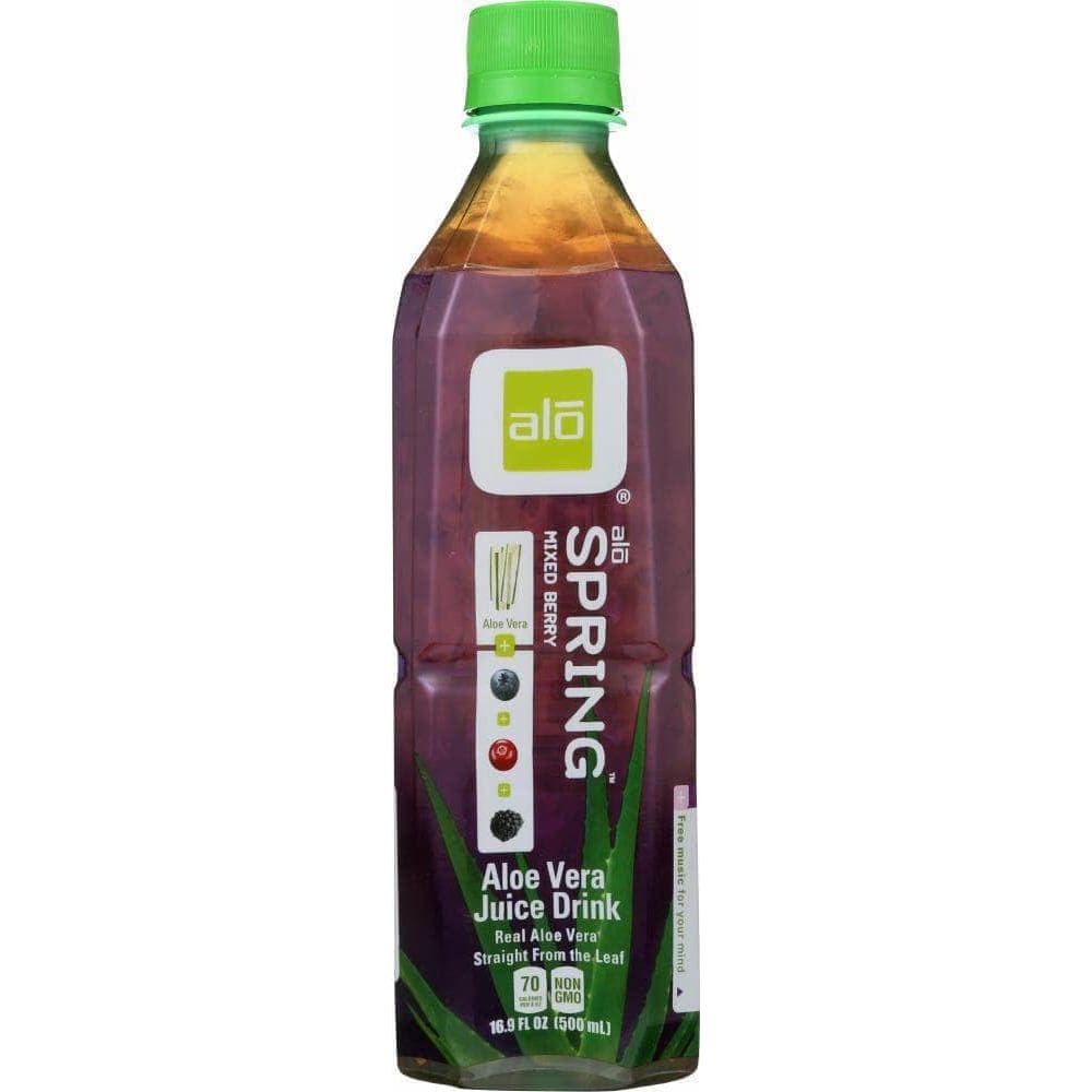 Alo Alo Beverage Aloe Spring Mixed Berry, 16.9 oz