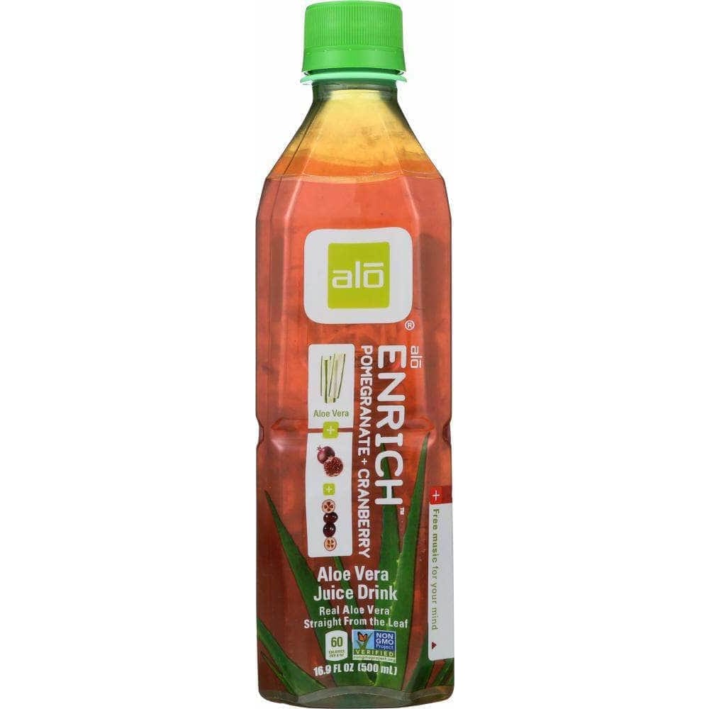 Alo Alo Original Aloe Drink Enrich Aloe + Pomegranate + Cranberry, 16.9 oz