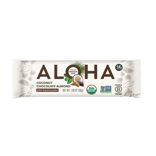 ALOHA: Coconut Chocolate Almond Protein Bar 1.98 oz (Pack of 5) - Grocery > Nutritional Bars Drinks and Shakes - ALOHA