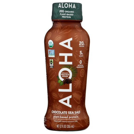 ALOHA: Protein Rtd Chocolate 12.3 fo - Vitamins & Supplements > Protein Supplements & Meal Replacements - Aloha