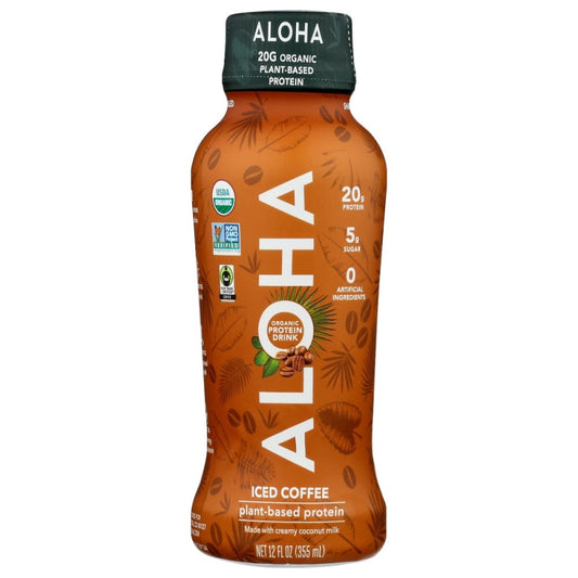 ALOHA: Protein Rtd Coffee 12.3 fo - Grocery > Beverages > Coffee Tea & Hot Cocoa - Aloha