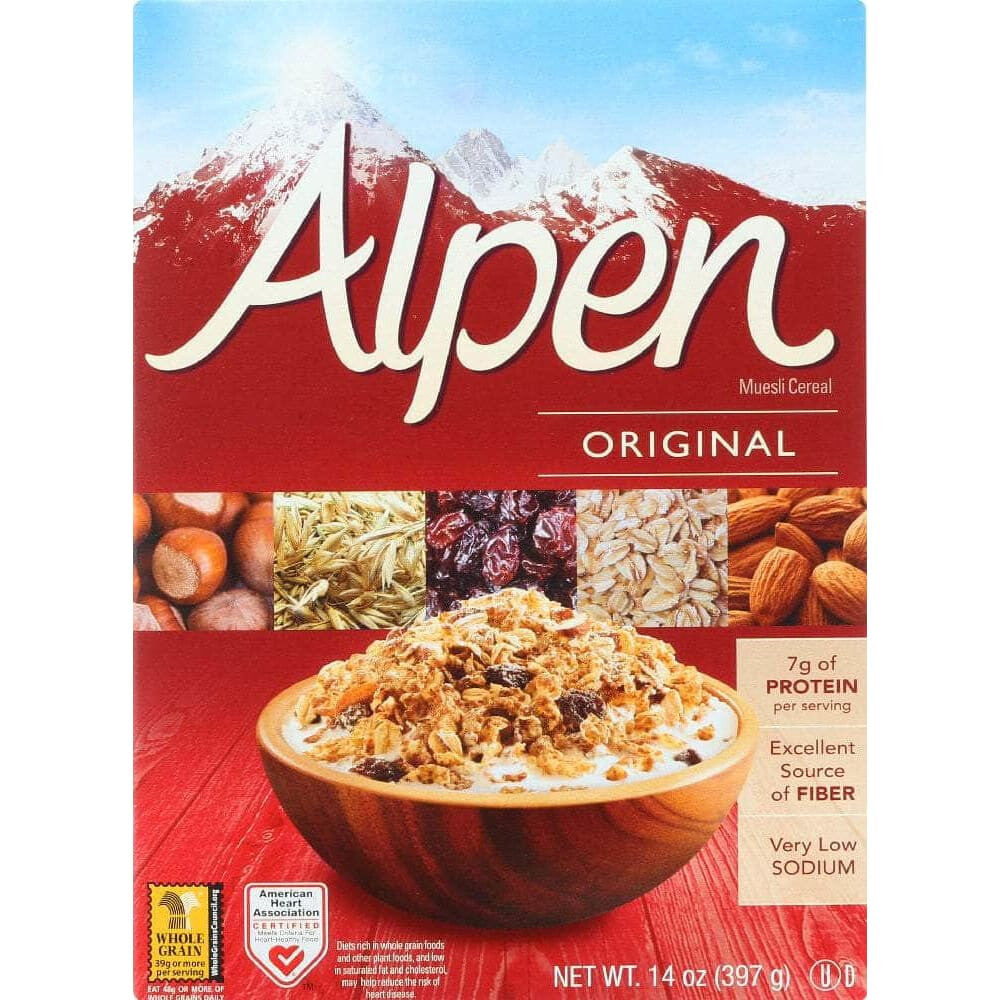 Alpen Alpen Cereal Muesli Original With Raisin, 14 oz