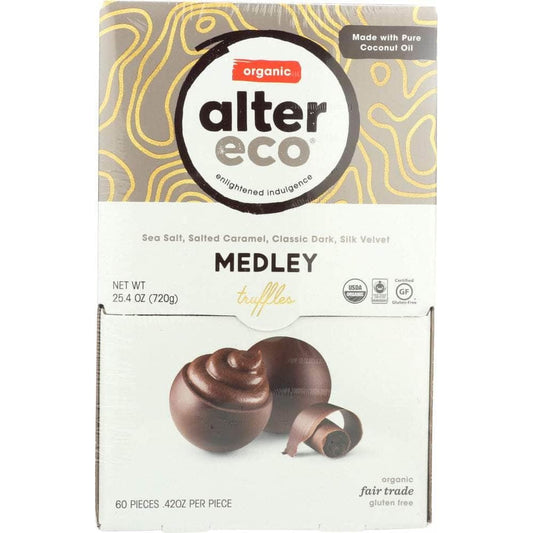 Alter Eco Alter Eco Chocolate Truffle Medley .42 oz, 60 pc