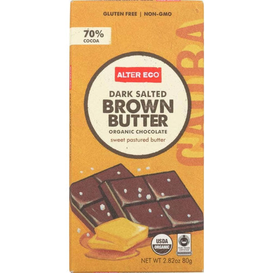 Alter Eco Alter Eco Organic Chocolate Dark Salted Brown Butter, 2.82 oz